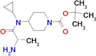 4-[((S)-2-Amino-propionyl)-cyclopropyl-amino]-piperidine-1-carboxylic acid tert-butyl ester