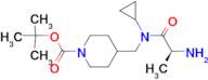 4-{[((S)-2-Amino-propionyl)-cyclopropyl-amino]-methyl}-piperidine-1-carboxylic acid tert-butyl est…