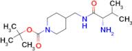 4-[((S)-2-Amino-3-methyl-butyrylamino)-methyl]-piperidine-1-carboxylic acid tert-butyl ester