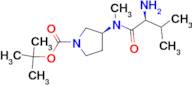 (S)-3-[((S)-2-Amino-3-methyl-butyryl)-methyl-amino]-pyrrolidine-1-carboxylic acid tert-butyl ester