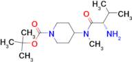 4-[((S)-2-Amino-3-methyl-butyryl)-methyl-amino]-piperidine-1-carboxylic acid tert-butyl ester