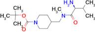 4-{[((S)-2-Amino-3-methyl-butyryl)-methyl-amino]-methyl}-piperidine-1-carboxylic acid tert-butyl...