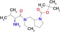 2-{[((S)-2-Amino-3-methyl-butyryl)-ethyl-amino]-methyl}-pyrrolidine-1-carboxylic acid tert-butyl...