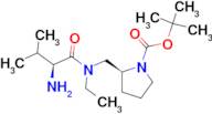 (S)-2-{[((S)-2-Amino-3-methyl-butyryl)-ethyl-amino]-methyl}-pyrrolidine-1-carboxylic acid tert-b...