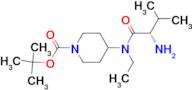 4-[((S)-2-Amino-3-methyl-butyryl)-ethyl-amino]-piperidine-1-carboxylic acid tert-butyl ester