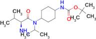 {4-[((S)-2-Amino-3-methyl-butyryl)-isopropyl-amino]-cyclohexyl}-carbamic acid tert-butyl ester