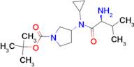 (R)-3-[((S)-2-Amino-3-methyl-butyryl)-cyclopropyl-amino]-pyrrolidine-1-carboxylic acid tert-buty...