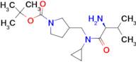 3-{[((S)-2-Amino-3-methyl-butyryl)-cyclopropyl-amino]-methyl}-pyrrolidine-1-carboxylic acid tert...