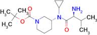 (R)-3-[((S)-2-Amino-3-methyl-butyryl)-cyclopropyl-amino]-piperidine-1-carboxylic acid tert-butyl ester
