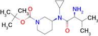 (S)-3-[((S)-2-Amino-3-methyl-butyryl)-cyclopropyl-amino]-piperidine-1-carboxylic acid tert-butyl e…