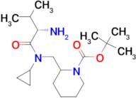 2-{[((S)-2-Amino-3-methyl-butyryl)-cyclopropyl-amino]-methyl}-piperidine-1-carboxylic acid tert-bu…