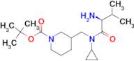 3-{[((S)-2-Amino-3-methyl-butyryl)-cyclopropyl-amino]-methyl}-piperidine-1-carboxylic acid tert-bu…