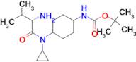 {4-[((S)-2-Amino-3-methyl-butyryl)-cyclopropyl-amino]-cyclohexyl}-carbamic acid tert-butyl ester