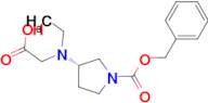 (S)-3-(Carboxymethyl-ethyl-amino)-pyrrolidine-1-carboxylic acid benzyl ester