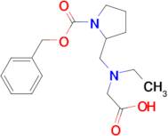 2-[(Carboxymethyl-ethyl-amino)-methyl]-pyrrolidine-1-carboxylic acid benzyl ester