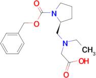 (S)-2-[(Carboxymethyl-ethyl-amino)-methyl]-pyrrolidine-1-carboxylic acid benzyl ester