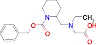 2-[(Carboxymethyl-ethyl-amino)-methyl]-piperidine-1-carboxylic acid benzyl ester