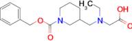 3-[(Carboxymethyl-ethyl-amino)-methyl]-piperidine-1-carboxylic acid benzyl ester