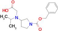 3-(Carboxymethyl-isopropyl-amino)-pyrrolidine-1-carboxylic acid benzyl ester