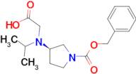 (R)-3-(Carboxymethyl-isopropyl-amino)-pyrrolidine-1-carboxylic acid benzyl ester