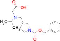 3-[(Carboxymethyl-isopropyl-amino)-methyl]-pyrrolidine-1-carboxylic acid benzyl ester