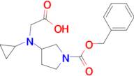 3-(Carboxymethyl-cyclopropyl-amino)-pyrrolidine-1-carboxylic acid benzyl ester