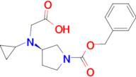 (R)-3-(Carboxymethyl-cyclopropyl-amino)-pyrrolidine-1-carboxylic acid benzyl ester