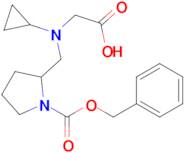 2-[(Carboxymethyl-cyclopropyl-amino)-methyl]-pyrrolidine-1-carboxylic acid benzyl ester