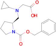 (S)-2-[(Carboxymethyl-cyclopropyl-amino)-methyl]-pyrrolidine-1-carboxylic acid benzyl ester