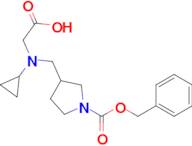 3-[(Carboxymethyl-cyclopropyl-amino)-methyl]-pyrrolidine-1-carboxylic acid benzyl ester