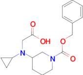 3-(Carboxymethyl-cyclopropyl-amino)-piperidine-1-carboxylic acid benzyl ester