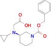 (R)-3-(Carboxymethyl-cyclopropyl-amino)-piperidine-1-carboxylic acid benzyl ester