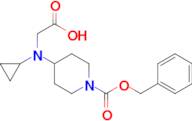 4-(Carboxymethyl-cyclopropyl-amino)-piperidine-1-carboxylic acid benzyl ester