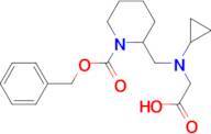 2-[(Carboxymethyl-cyclopropyl-amino)-methyl]-piperidine-1-carboxylic acid benzyl ester