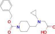 4-[(Carboxymethyl-cyclopropyl-amino)-methyl]-piperidine-1-carboxylic acid benzyl ester