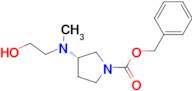 (S)-3-[(2-Hydroxy-ethyl)-methyl-amino]-pyrrolidine-1-carboxylic acid benzyl ester