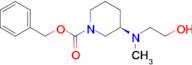 (R)-3-[(2-Hydroxy-ethyl)-methyl-amino]-piperidine-1-carboxylic acid benzyl ester