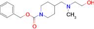 4-{[(2-Hydroxy-ethyl)-methyl-amino]-methyl}-piperidine-1-carboxylic acid benzyl ester