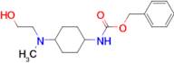 {4-[(2-Hydroxy-ethyl)-methyl-amino]-cyclohexyl}-carbamic acid benzyl ester