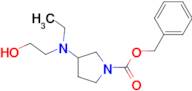 3-[Ethyl-(2-hydroxy-ethyl)-amino]-pyrrolidine-1-carboxylic acid benzyl ester