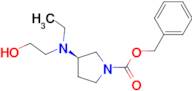 (R)-3-[Ethyl-(2-hydroxy-ethyl)-amino]-pyrrolidine-1-carboxylic acid benzyl ester