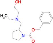 2-{[Ethyl-(2-hydroxy-ethyl)-amino]-methyl}-pyrrolidine-1-carboxylic acid benzyl ester