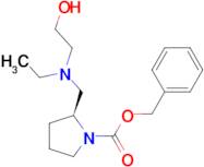 (S)-2-{[Ethyl-(2-hydroxy-ethyl)-amino]-methyl}-pyrrolidine-1-carboxylic acid benzyl ester