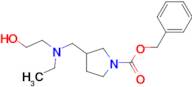 3-{[Ethyl-(2-hydroxy-ethyl)-amino]-methyl}-pyrrolidine-1-carboxylic acid benzyl ester