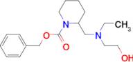 2-{[Ethyl-(2-hydroxy-ethyl)-amino]-methyl}-piperidine-1-carboxylic acid benzyl ester