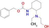 {2-[Ethyl-(2-hydroxy-ethyl)-amino]-cyclohexyl}-carbamic acid benzyl ester