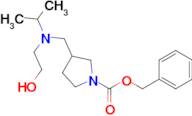 3-{[(2-Hydroxy-ethyl)-isopropyl-amino]-methyl}-pyrrolidine-1-carboxylic acid benzyl ester