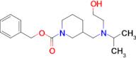 3-{[(2-Hydroxy-ethyl)-isopropyl-amino]-methyl}-piperidine-1-carboxylic acid benzyl ester