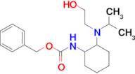 {2-[(2-Hydroxy-ethyl)-isopropyl-amino]-cyclohexyl}-carbamic acid benzyl ester