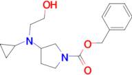 3-[Cyclopropyl-(2-hydroxy-ethyl)-amino]-pyrrolidine-1-carboxylic acid benzyl ester